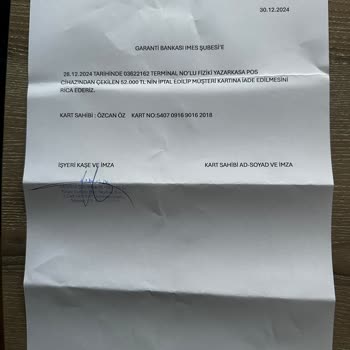 Garanti Süresi Ve İade Sorunlarıyla Karşılaştım