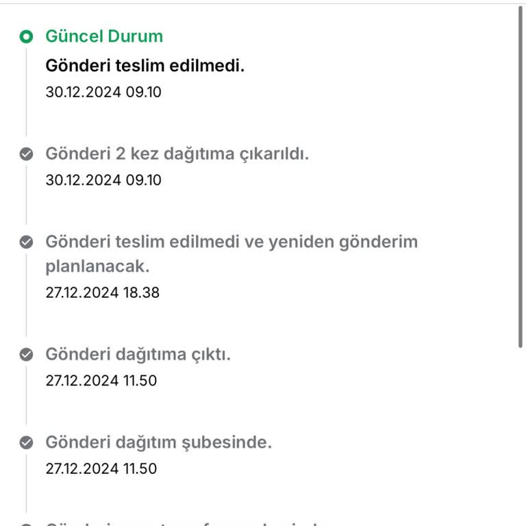 Teslim Edilmeyen Kargo Ve Sürekli Bahaneler