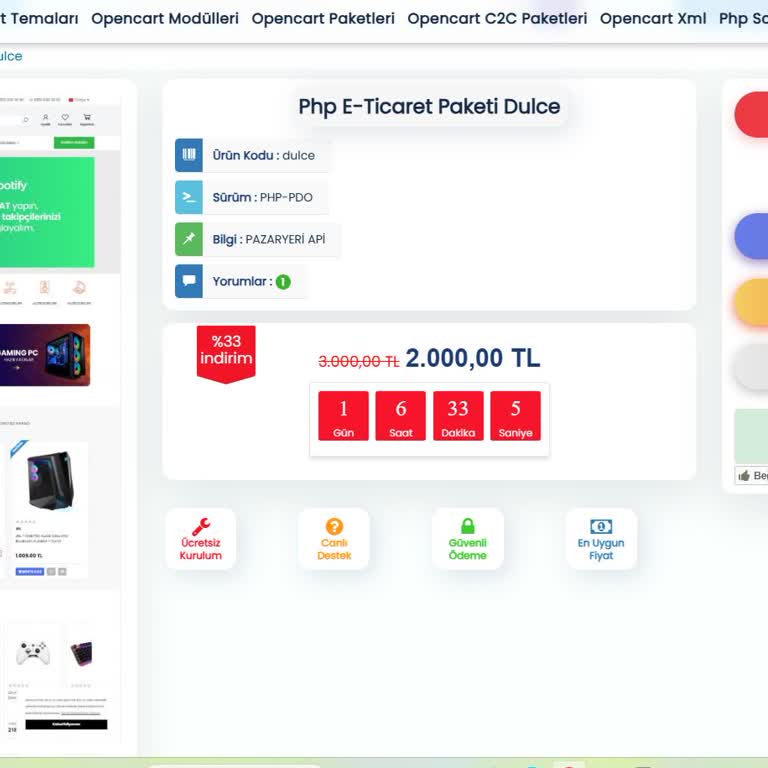 Opencartmarketi.com Yanlış Lisanslı Ürün Satışı Ve Mağduriyet