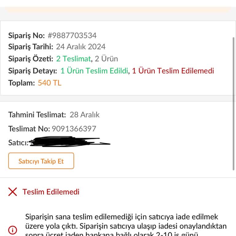 Adrese Teslim Kargo Şubede Bekletildi Teslim Alamadım