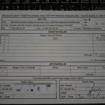Ücretsiz Kurs Vaadiyle Bağış Zorlaması