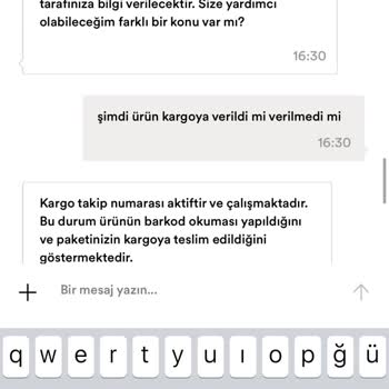Kayıp Kargo Ve İletişimsizlik Sorunu