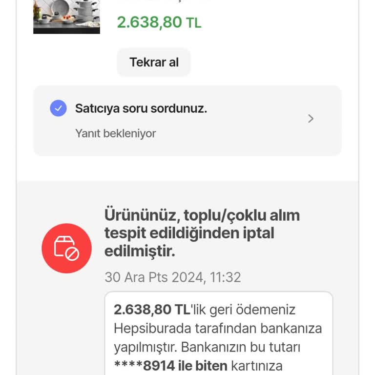 Schafer Sipariş İptali: Müşteri Mağduriyeti