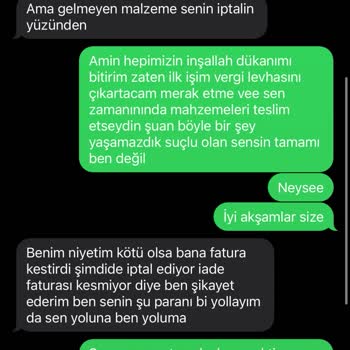 Ürün Teslimatı Ve Para İadesi Sorunu