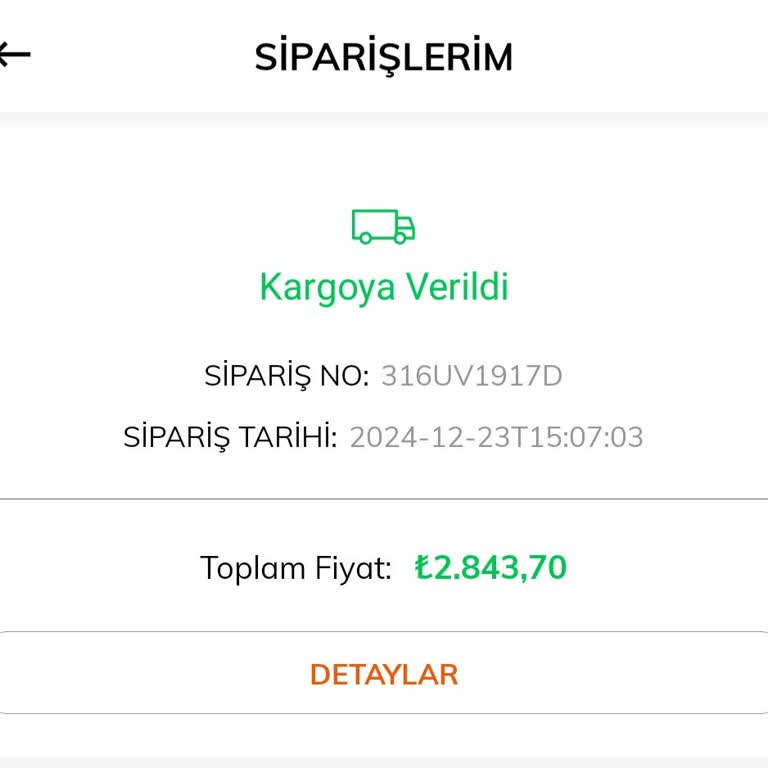Sipariş İadesi İçin Destek Alamıyorum