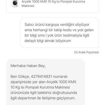 Yanlış Teslimat Ve İletişim Sorunu