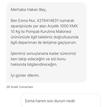 Yanlış Teslimat Ve İletişim Sorunu