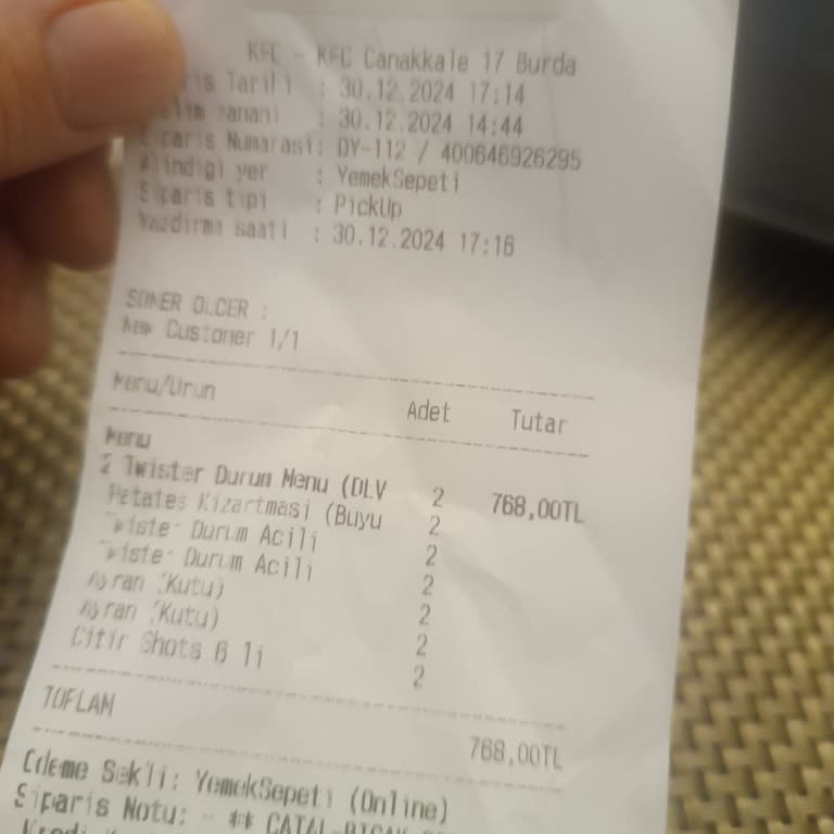 Eksik Ve Soğuk Sipariş Sorunu