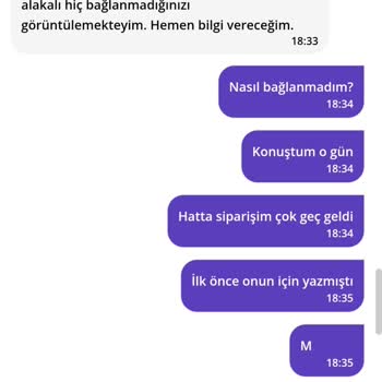 Eksik Sipariş Ve Müşteri Hizmetleri Sorunu