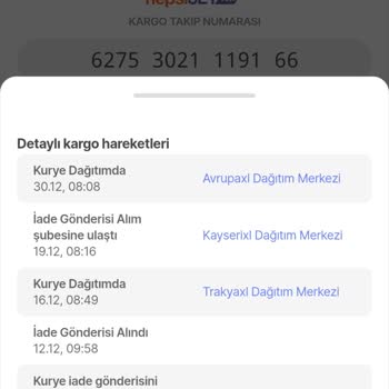 Paslanan Çelik Set Ve Geciken İade Süreci