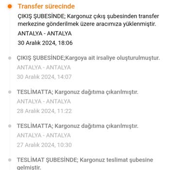 Aras Kargo İle Sürekli Geciken Teslimatlar