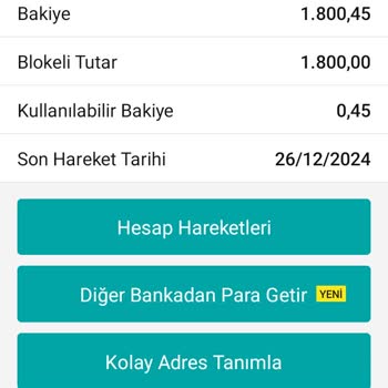 Bloke Edilen Havale Sorunu