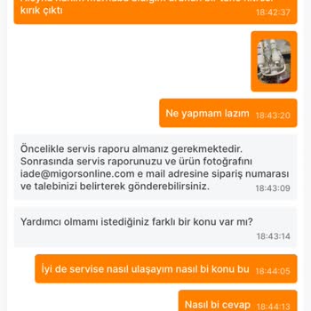 Migros Extra'dan Alınan Ürün Ve Servis Sorunu