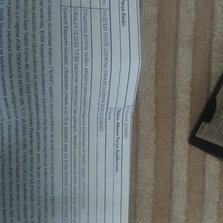 Omix Telefon Garanti Sürecinde Mağduriyet Ve Çözüm Eksikliği