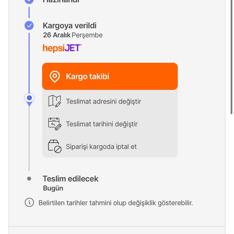 Hepsijet Kargo Teslimatında Sorumsuzluk