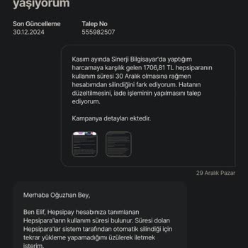 Kampanya Koşullarına Uymayan Hepsipara Sorunu