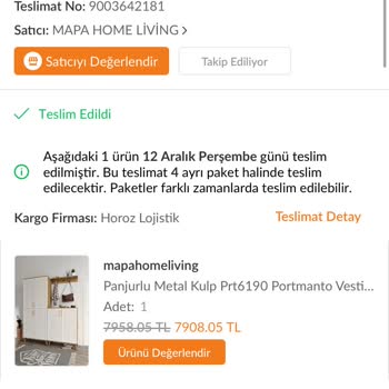Horoz Lojistik Yanlış Adrese Teslimat Ve Mağduriyet