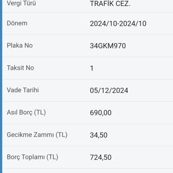 GetirAraç Trafik Cezası Mağduriyeti