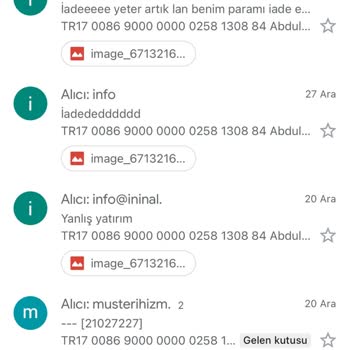 Yanlış Yatırılan Paranın İadesi Ve İletişim Sorunları