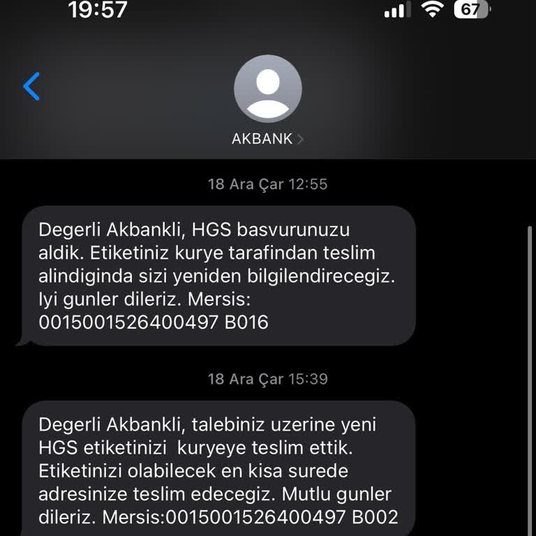 HGS Etiketi Teslimatında Belirsizlik Ve Müşteri Hizmetleri İlgisizliği