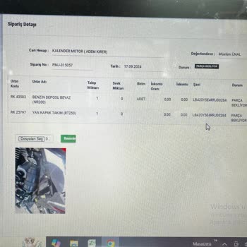 Yedek Parça Bekleyişi: Mağduriyetin Son Bulmasını İstiyorum