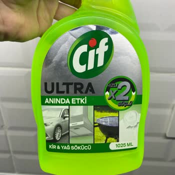 Cif Ultra Temizlik Ürünü İçindeki Şaşırtıcı Parçacıklar