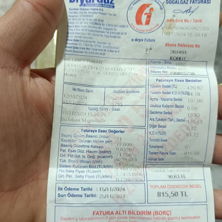 Yanlış Fatura Kesimi: İnternetten Doğalgaz Ödemesi Mağduriyeti