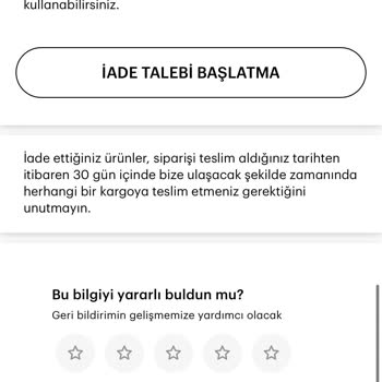 Pul & Bear İade Sürecinde Hayal Kırıklığı