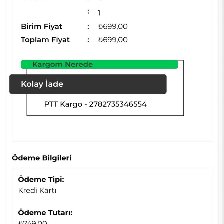 Kayıp Kargo Ve İletişim Eksikliği Mağduriyeti
