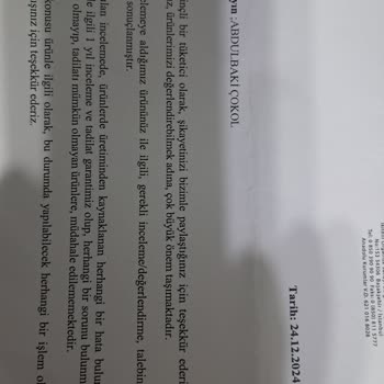 Hatemoğlu'ndan Aldığımız Pantolonun Kalitesizliği