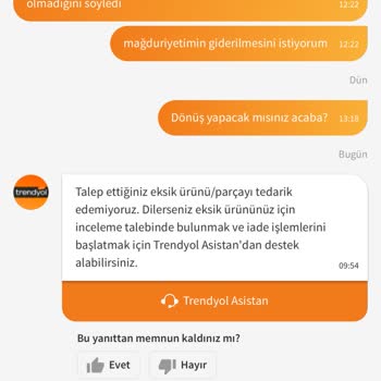 Trendyol Üzerinden Alınan Ürünler Teslim Edilmedi Ve Firma İletişime Geçmiyor