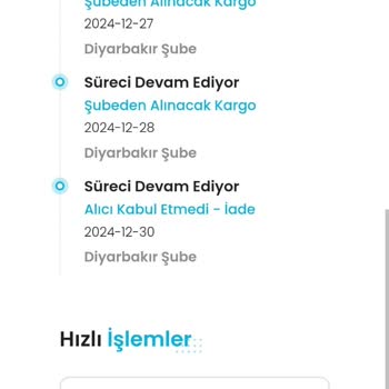 Kargoist İle Yaşanan Teslimat Sorunu