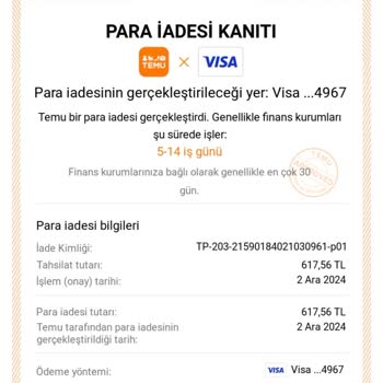 İade Edilmeyen Para: Bir Aylık Bekleyiş