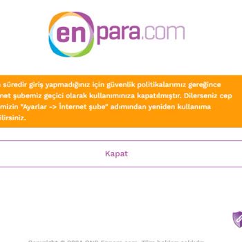 Enpara Hesabım Kapatıldı: Acil Ödeme Alamıyorum