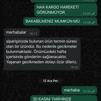 Teslim Edilmeyen Sipariş Ve Oyalama Taktikleri