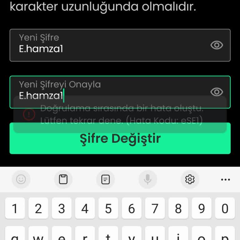 Şifre Değiştirme Sorunu Ve Üyelik Yenileme Talebi