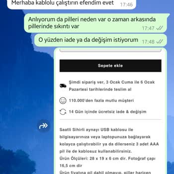 Aldığım Ürün Çalışmıyor Ve Müşteri Hizmetleri Yanıt Vermiyor