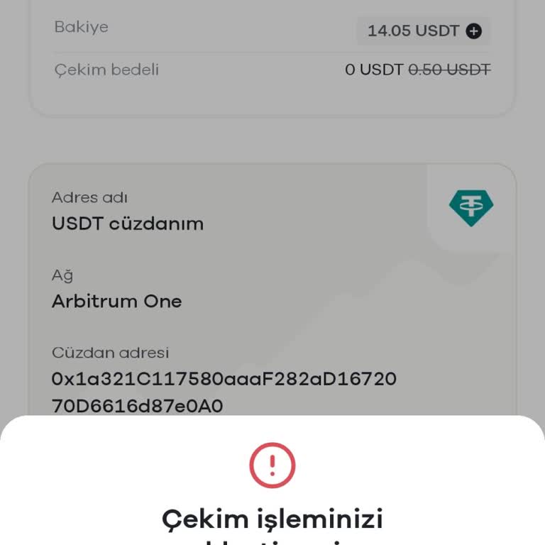 Paribu'da Çekim İşlemi Sorunu