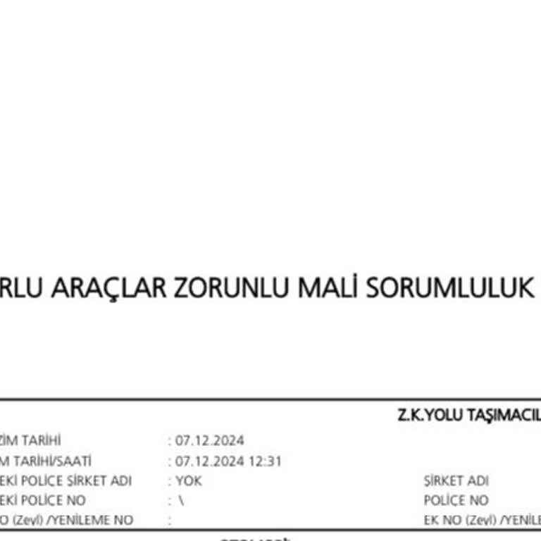 Yanlış Tramer Kaydı Ve Düzeltme İhmali Mağduriyeti