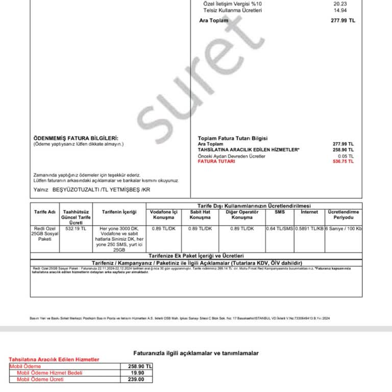 Bilinçsiz Üyelik Ve Haksız Fatura Ücreti