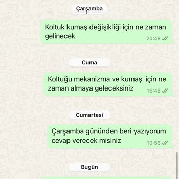 Kelebek Mobilya'nın Yetersiz Ürün Ve Servis Deneyimi