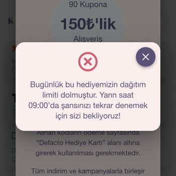 Turkcell Bizce Kuponlarıyla Hediye Çeki Alamama Sorunu