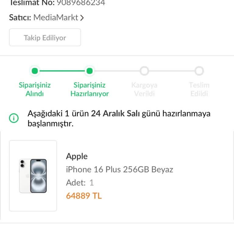 Yanlış Ürün Gönderimi Ve Haksız Kazanç Endişesi