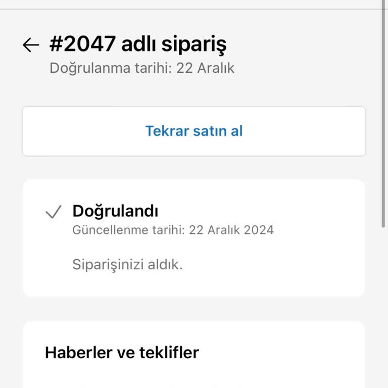 Elysia Kargolanmayan Ürün Ve İletişim Sorunları