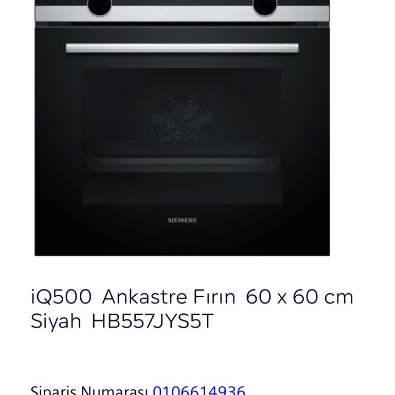 Siemens Fırın Teslimatında 1 Aylık Belirsizlik