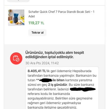 Kampanya İptali Ve Fiyat Artışı Mağduriyeti