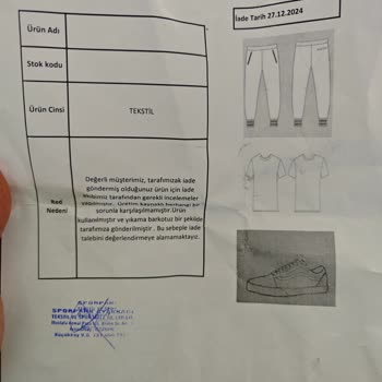 Defolu Ürün Ve Hatalı İade Süreci