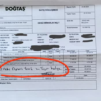 Doğtaş'tan Alınan Ürünler 5 Aydır Teslim Edilmedi