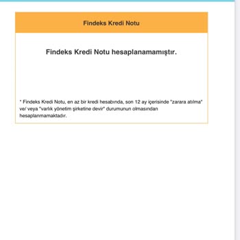 Findeks Kredi Notu Hesaplanamıyor Sorunu