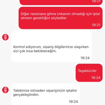 Yanlış Restorana Gönderilen Sipariş Ve İade Sorunu